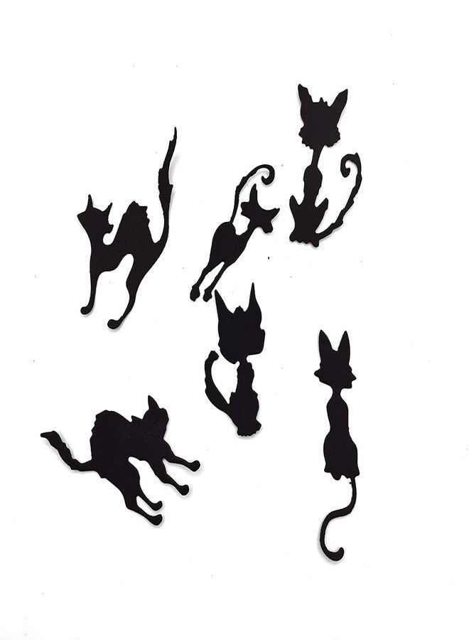 LZBRDY 6 Pieces/Set Halloween Cats Metal Cutting Dies for Scrapbooking and Card Making Birthday Christmas Craft Die Cuts - Image 5