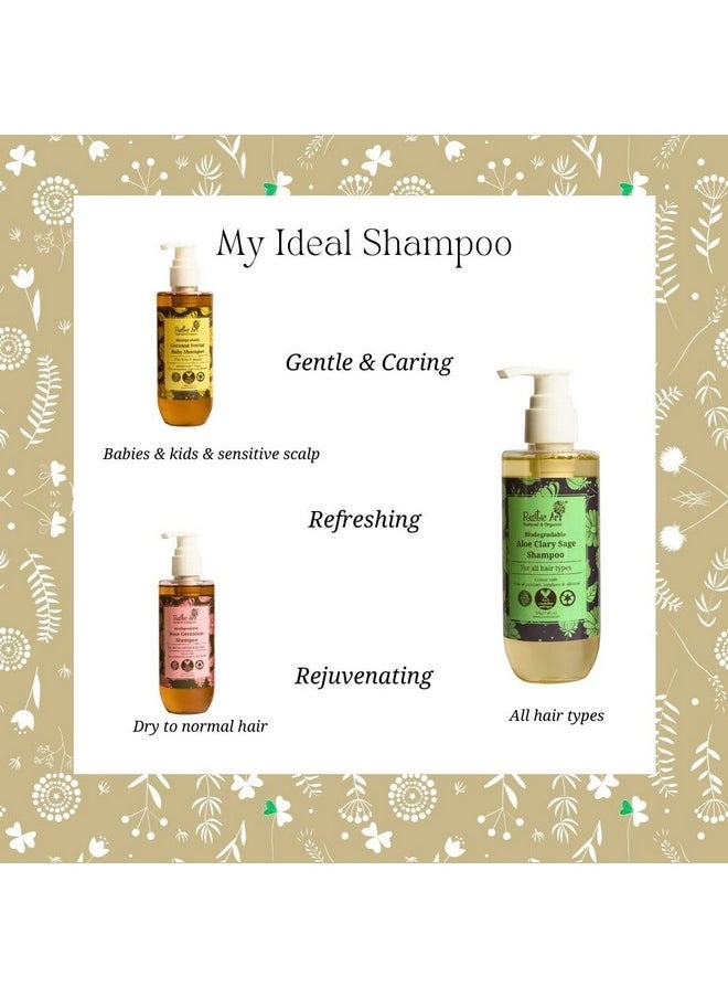 Rustic Art - Coconut Nectar Baby Natural Shampoo | Aloevera, Lavender | Sulphate & Paraben Free | Biodegradable, Organic | 210G - Image 1