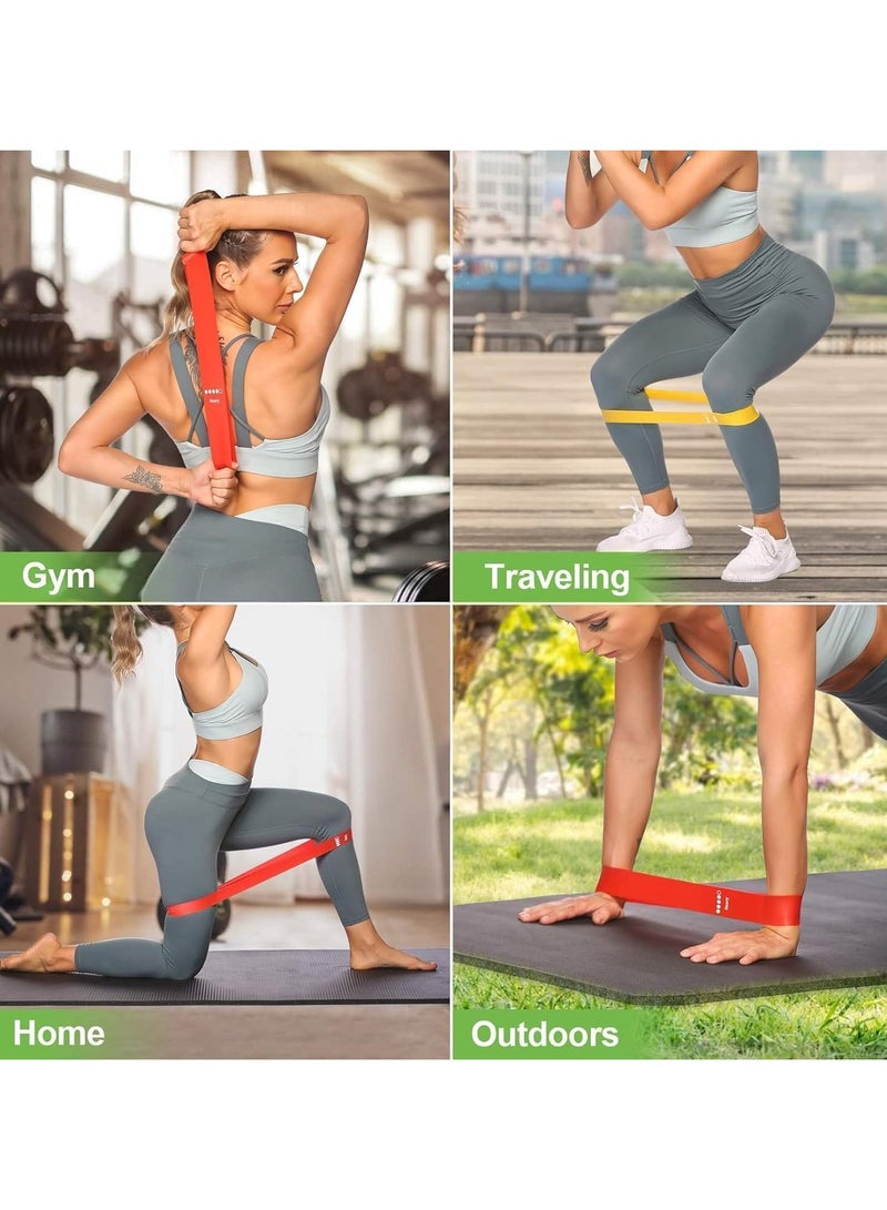 Generic 5PCS Exercise Resistance Bands, 5 Resistance Level Exercise Resistance Band Sets, Multi-color Exercise Bands for Indoor and Outdoor Fitness, Home Fitness Gym Yoga Pilates, 5 Colors - Image 5
