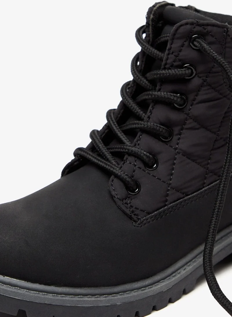 Lee Cooper Boys' High Cut Boots with Zip Closure