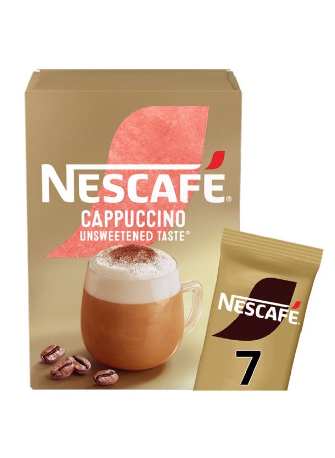 Cappuccino Unsweetened Taste Instant Coffee Sachet 99.40grams Pack of 7