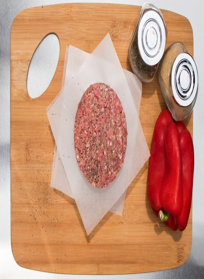 PBKay Hamburger Patty Paper Sheets, Wax Paper Squares 250 pcs 6" x 6" Non-Stick - Image 3