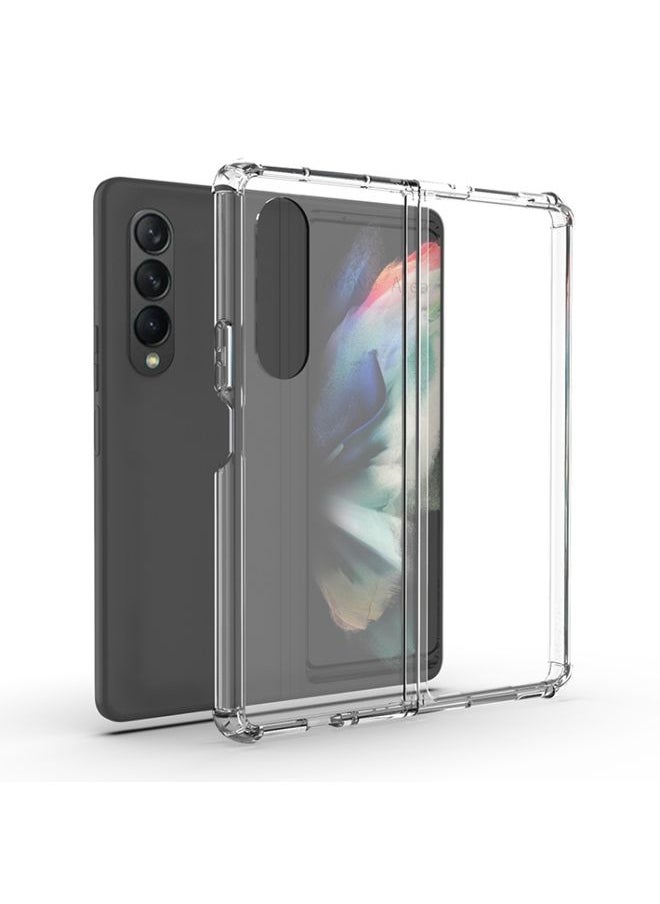Generic Case Cover For Samsung Galaxy Z Fold3 5G Shockproof Acrylic Folding Protective Case 