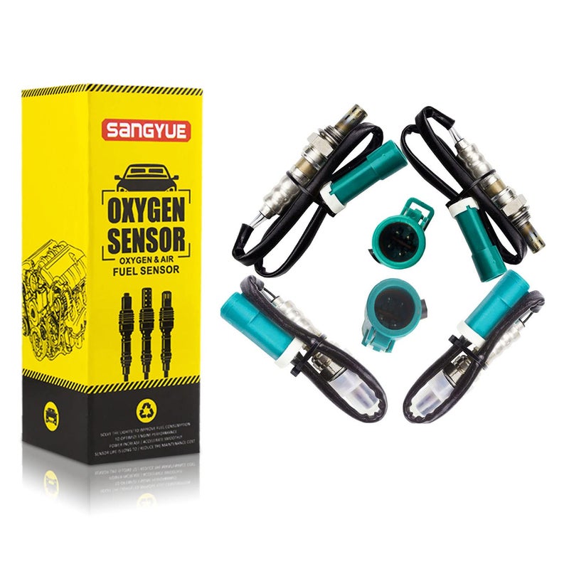 Sangyue 4x Oxygen O2 Sensor for 2001-2003 Ford F-150 4.2L/4.6L Upstream & Downstream - Image 1