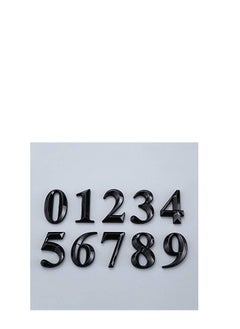 Gate Digits 0 To 9 Plastic Number Tag Numeral Door Plaque House Drawer Sign Plating Home Office Sticker Address Door Label