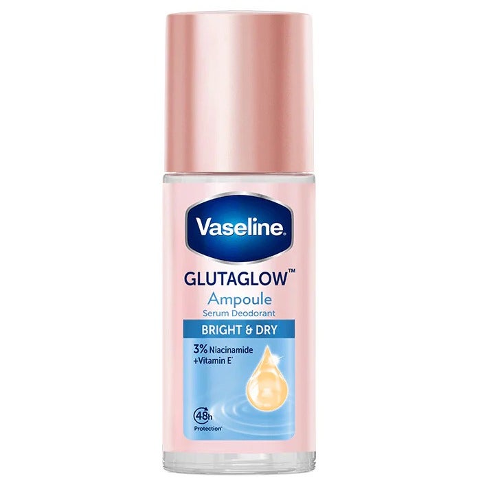 مزيل العرق فازلين جلوتا جلو برايت آند دراي أمبول  45 مل