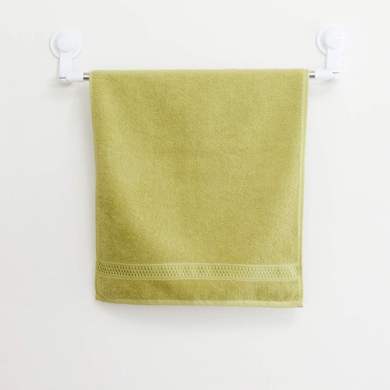 TIQH 100 Cotton Super Soft Hand Gym Workout Towel 500 GSM Green