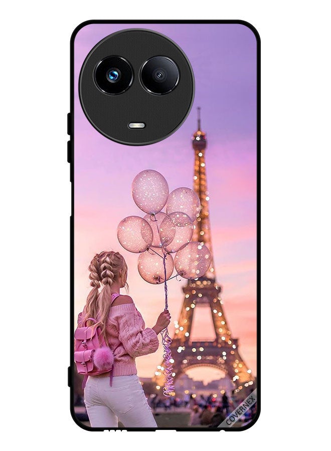 Covernex Protective Case Cover For Realme 11 5G Girl Holding Balloons - Image 1