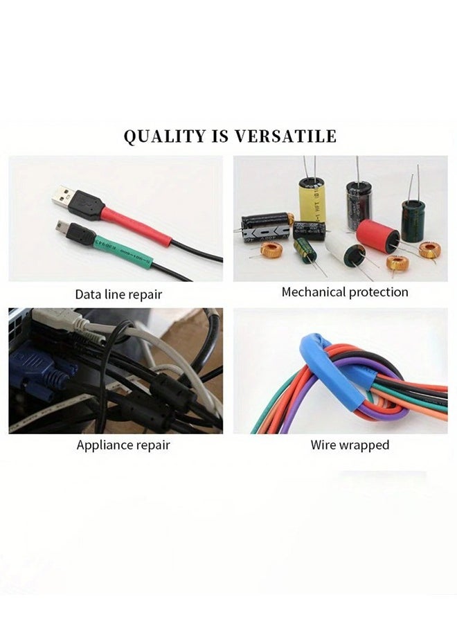 Generic - 328pcs 2:1 Heat Shrink Tubing Kit – Polyolefin Insulation Sleeve for Wire & Cable Protection - Image 1