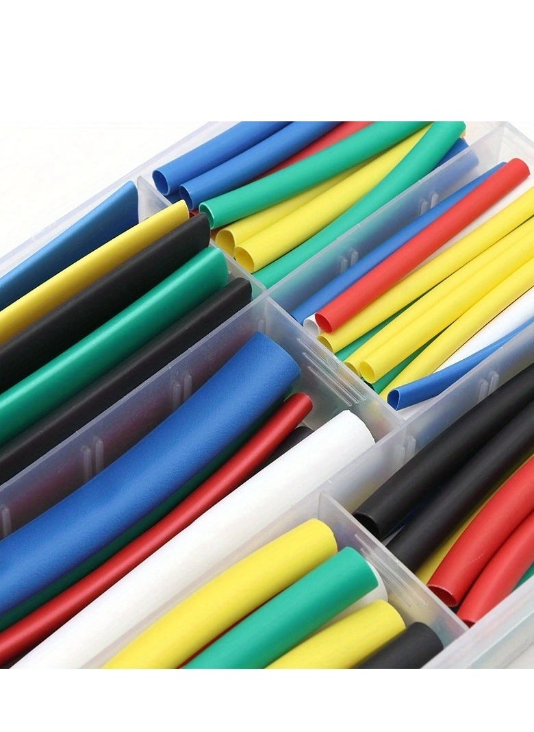Generic - 328pcs 2:1 Heat Shrink Tubing Kit – Polyolefin Insulation Sleeve for Wire & Cable Protection - Image 1