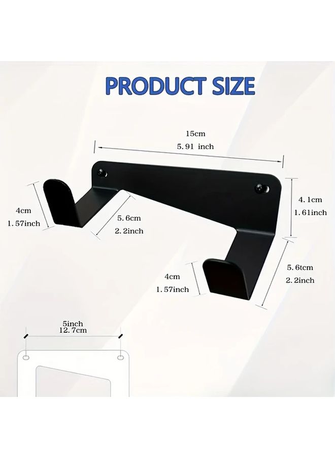 Wall Mounted Electric Tool Metal Rack Black Drill Storage Organizer For Garage Workbench Pegboard Display Cabinet Space Saving Utility Shelves Heavy Duty Drill Holder Professional Mechanics Workshop Owners - Image 3