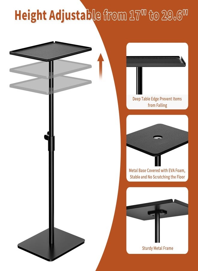 RCHYFEED Small Side Tables for Small Spaces, End Table Metal Side Table Set of 2, Height Adjustable 17-29.6 Inch Side Tables TV Tray Table for Couch, Sofa, Bedroom, Living Room, Indoor & Outdoor - Image 5