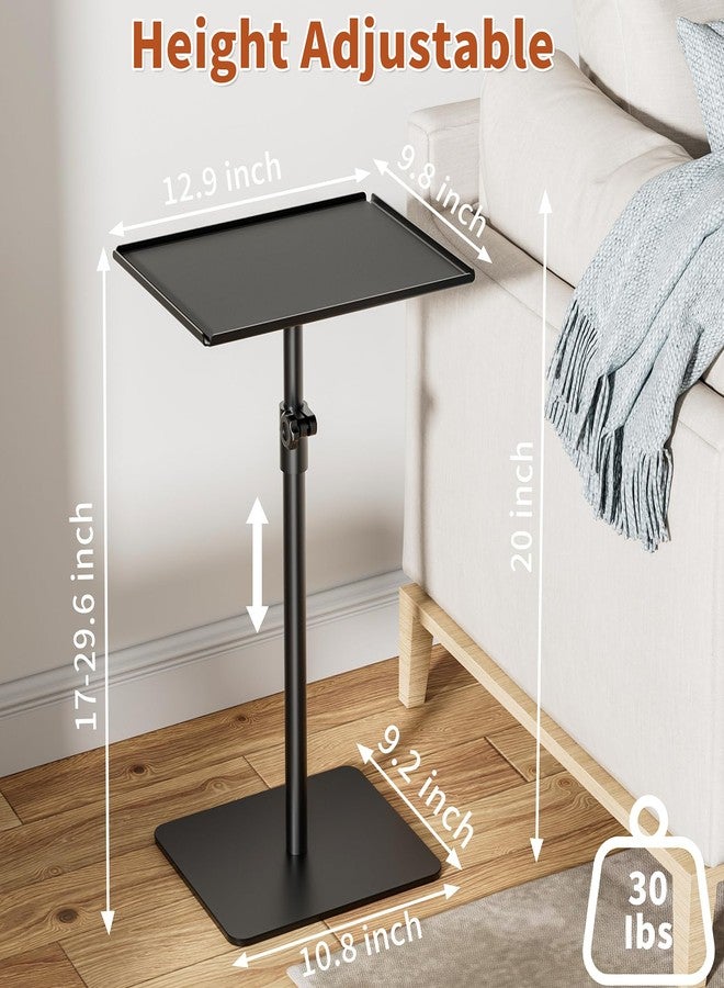 RCHYFEED Small Side Tables for Small Spaces, End Table Metal Side Table Set of 2, Height Adjustable 17-29.6 Inch Side Tables TV Tray Table for Couch, Sofa, Bedroom, Living Room, Indoor & Outdoor - Image 4