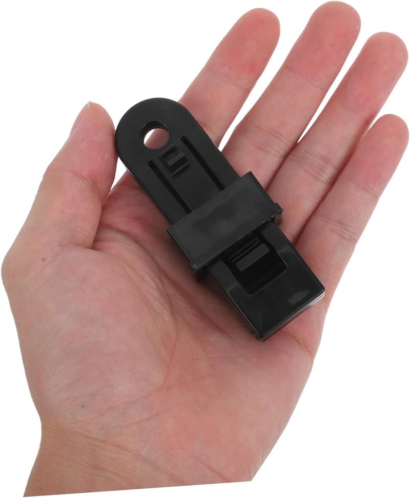 Lurrose 12pcs Heavy Duty Tarp Clips Awning Clamps for Outdoor Camping Durable Lock Grip Car Cover Clips User Friendly Design for Easy Installation - Image 3