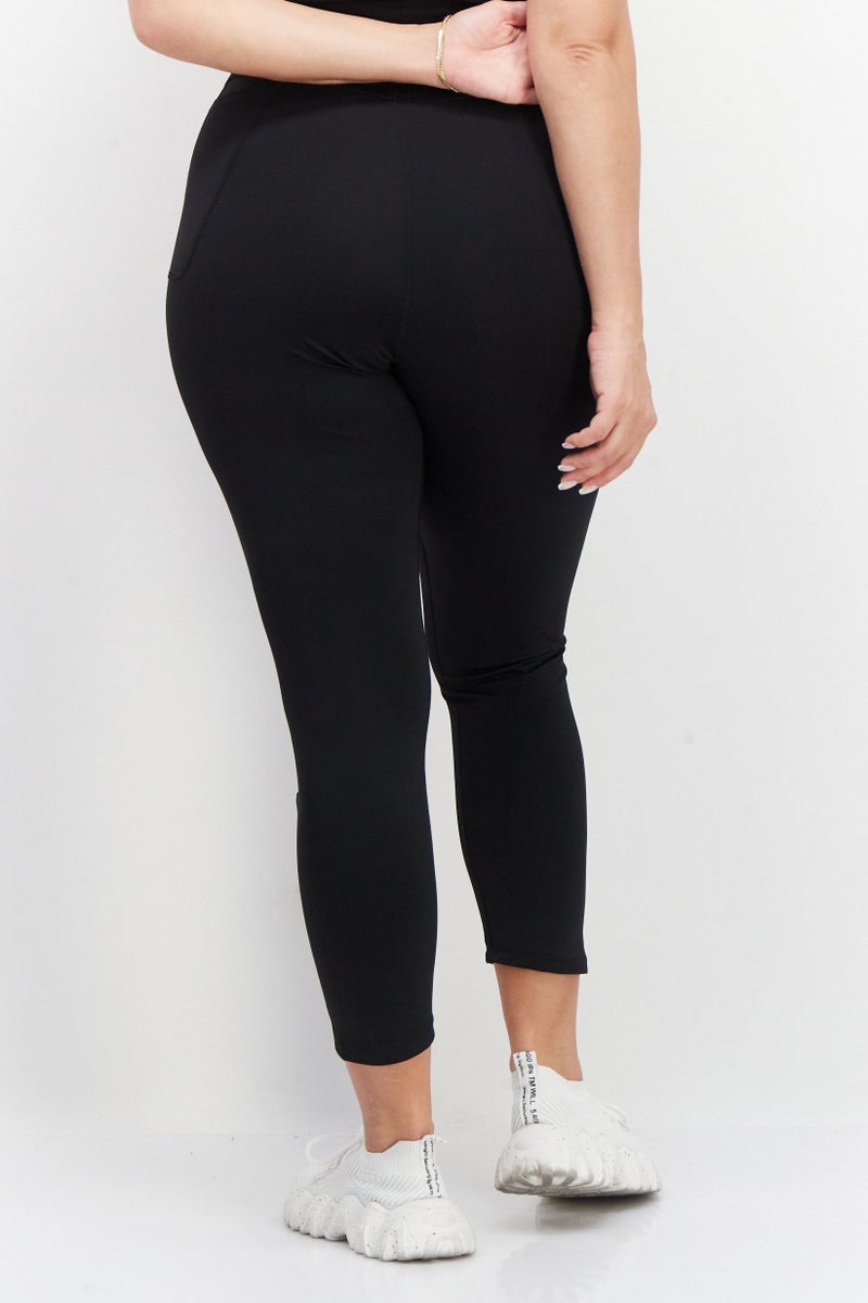 Adidas سراويل رياضية نسائية ضيقة للركض، سوداء - Image 2