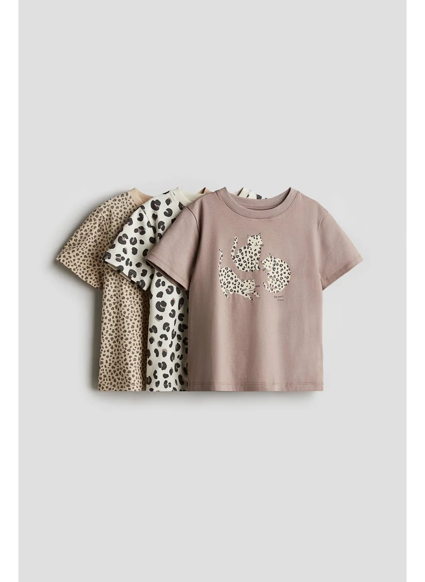 اتش اند ام 3-Pack Printed Jersey Tops