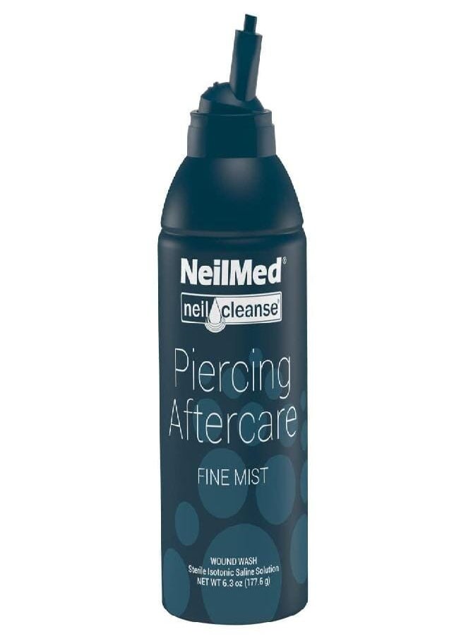 NeilMed NeilMed NeilCleanse Piercing Aftercare, Fine Mist, 6.3 Fluid Ounce  - Image 1