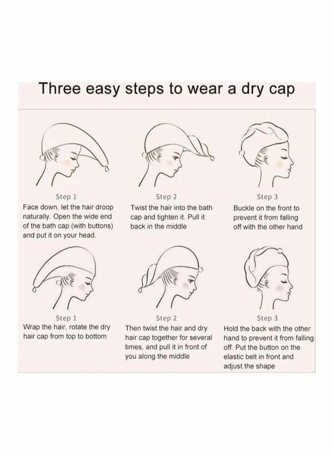 HOMESTAR Hair drying towel of the finest cotton off-white color - Image 2