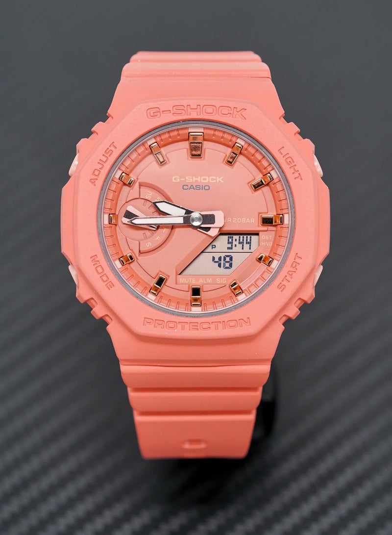 Casio G-Shock GMA-S2100-4A2DR Multi-Function Watch with Plastic Strap for Women, Pink - Image 2