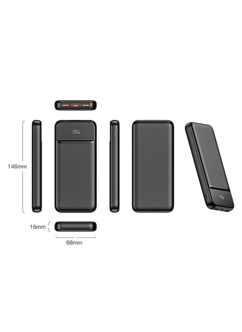 iOsuite iOSUITE 10000mAh Portable Power Bank – Multiple Outputs, LED Display & Universal Compatibility for On-the-Go Charging  - Image 3