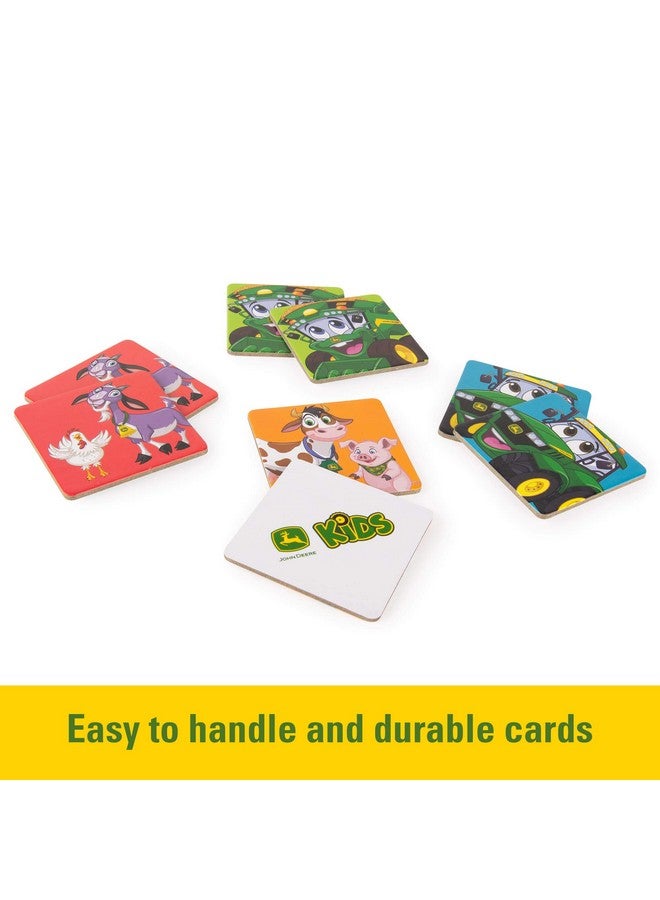 TOMY John Deere Kids Matching Game - Farm Themed Memory Game for Toddlers and Kids - John Deere Toys - Preschool Games and Learning Activities - 27 Matches - Ages 3 Years and Up - Image 2