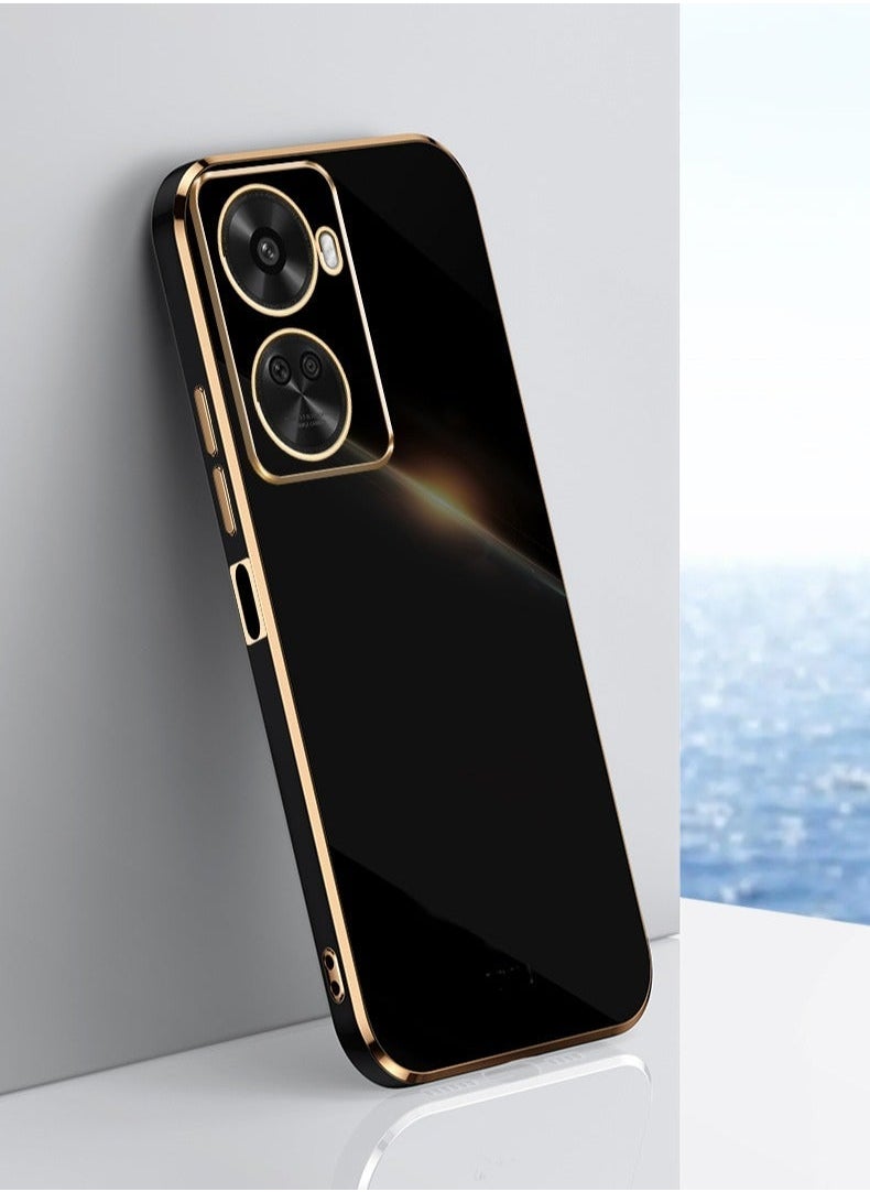 TEAM LUXURY - غطاء هاتف HUAWEI Nova 12 SE، غطاء خلفي ناعم بتصميم فاخر، حماية كاميرا كاملة مرتفعة، جراب هاتف من TPU نحيف - Image 1