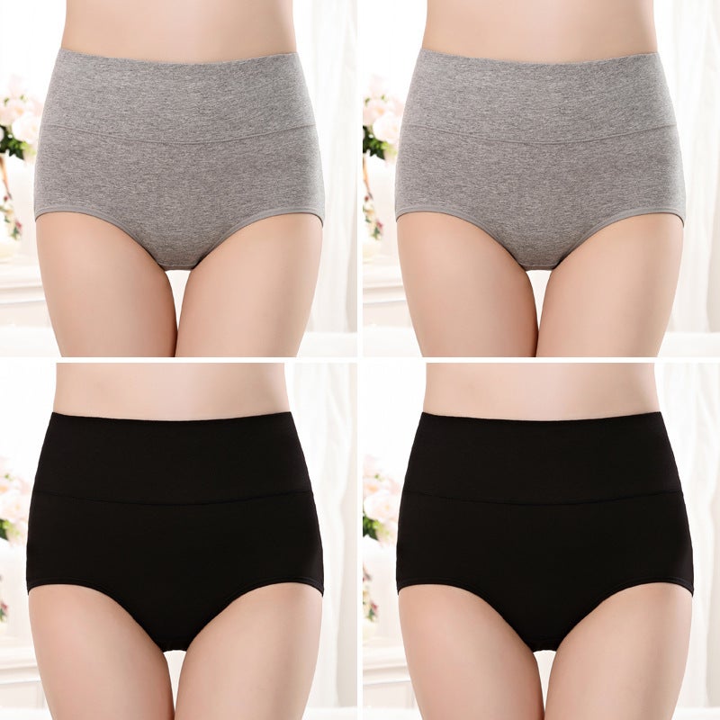 Cotton Underwear Cotton Solid Color Underwear Generation Assembly Packaging M-4Xl Tmall Large Size - Image 1