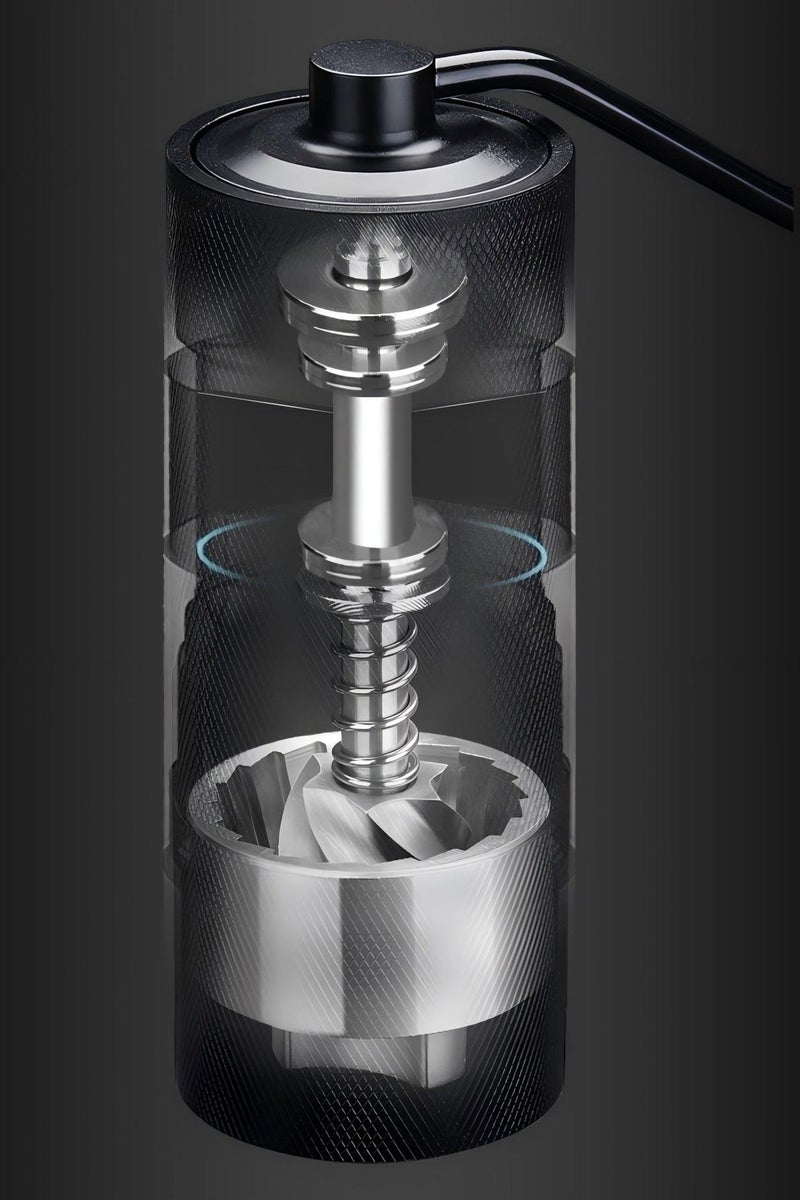 Youque High-Quality Portable Manual Coffee Grinder, Black, Adjustable V60 - Image 4