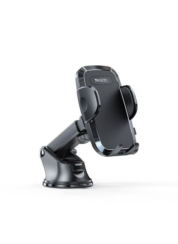Generic - "Yesido C139 Car Holder with Automatic Suction Cup and 360° Rotation – Black" - Image 1