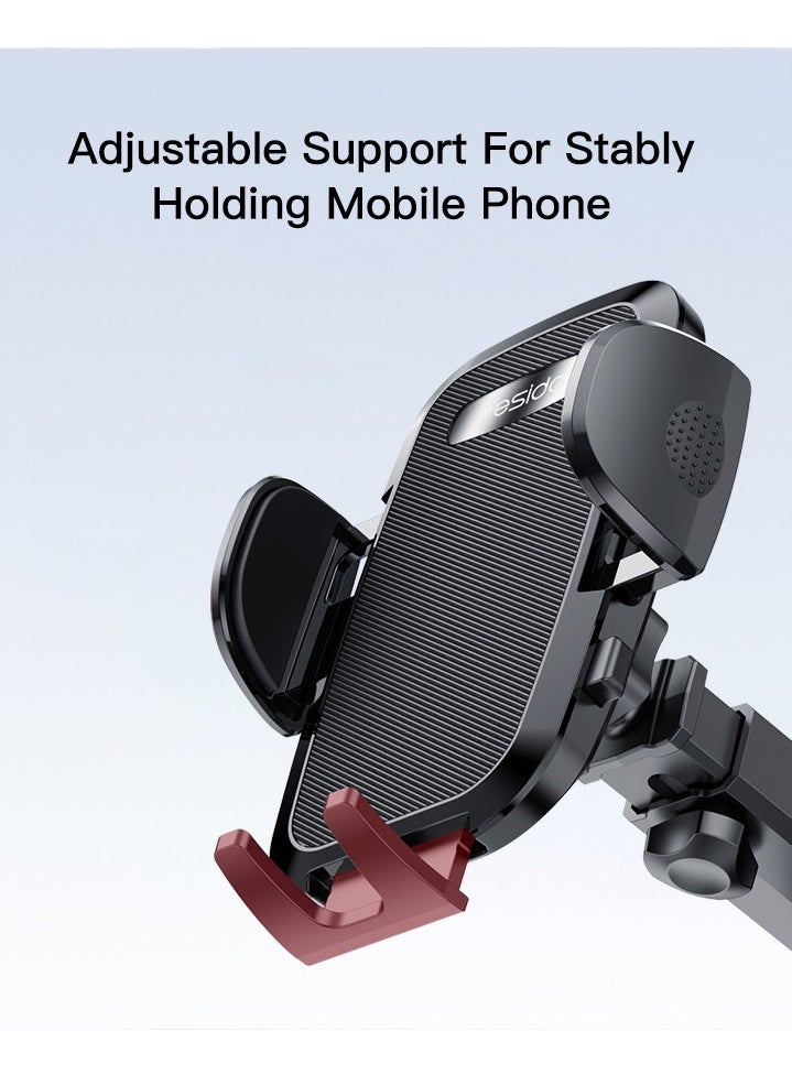 Generic - "Yesido C139 Car Holder with Automatic Suction Cup and 360° Rotation – Black" - Image 1