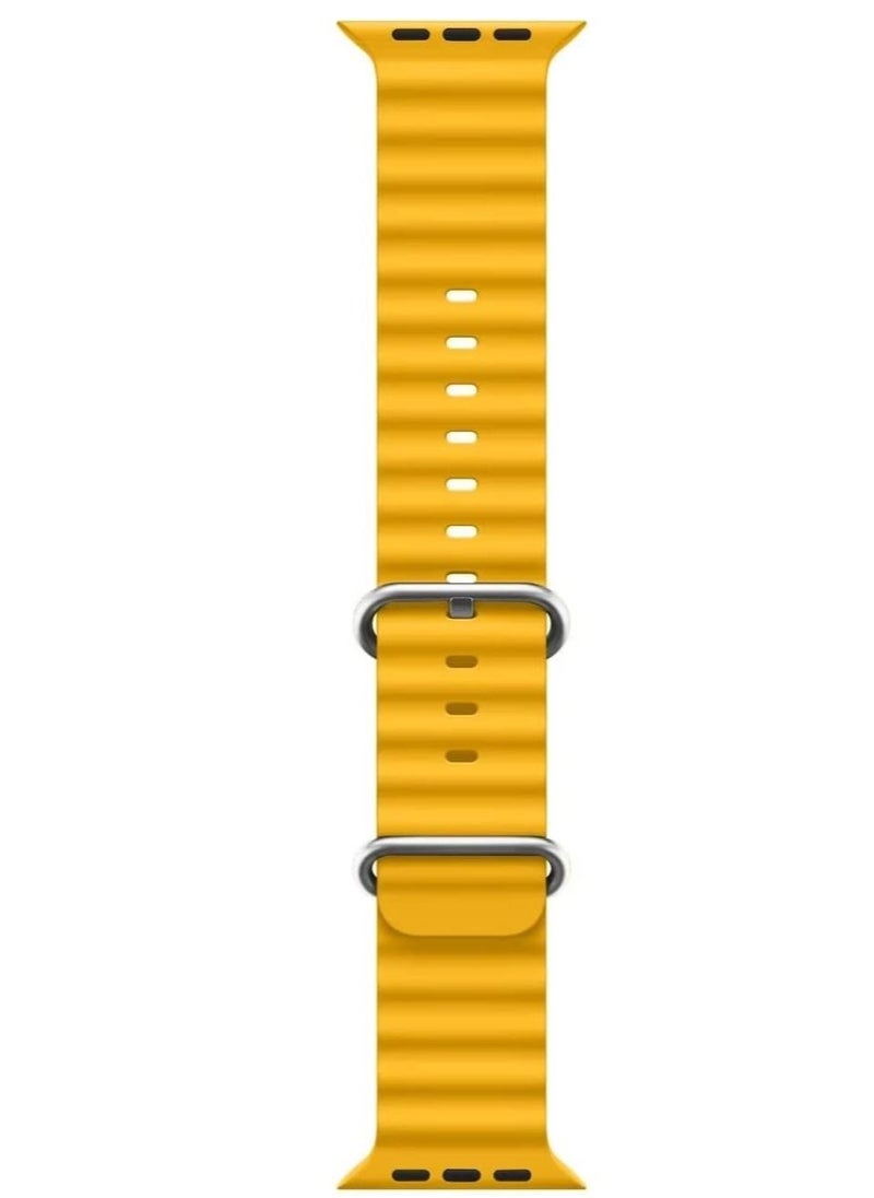 ELTRAZONE - Sport New Silicone Band Compatible with Apple Watch Ultra Ocean 42/44/45/49mm Strap for iWatch Series Ultra 8 7 6 5 SE - Image 1
