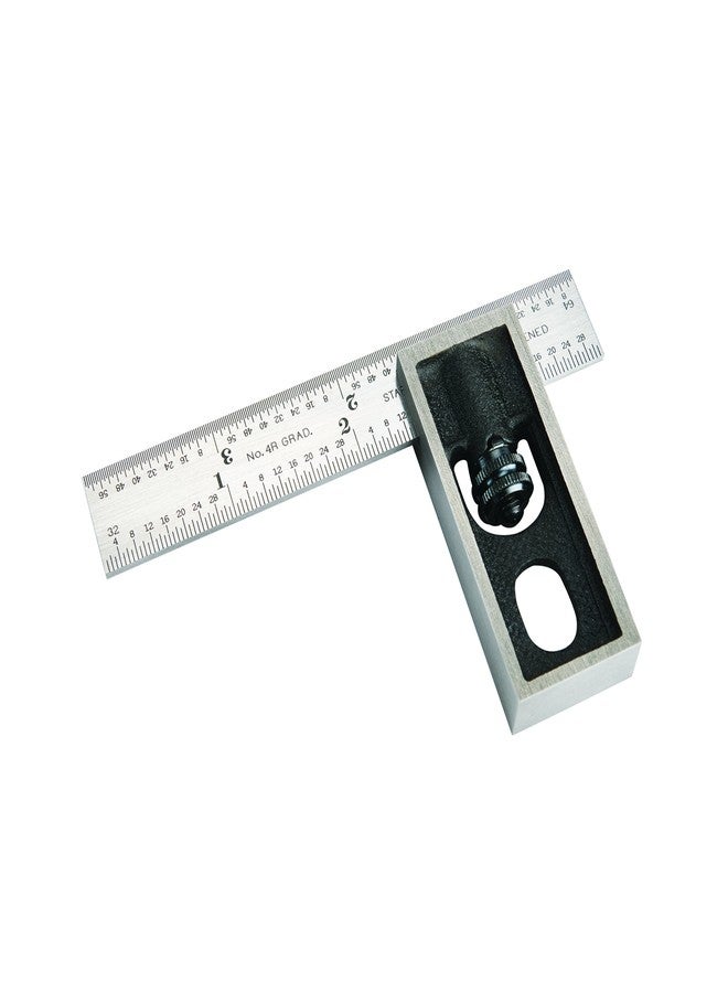 ستارريت سكين ستاريت للقراءة المربعة المزدوجة بلمسة نهائية من الكروم الساتان وشفرة صلبة - طول الشفرة 4 بوصات، تدرجات من 32 إلى 64 - 13A - Image 1