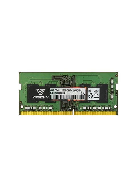 وحدة ذاكرة الكمبيوتر المحمول Vaseky 4GB DDR4-2666