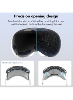 Generic Upgraded Cover Case Compatible with Apple Vision Pro, TPU Protective Cover Case for Vision Pro VR Headset 2024 Accessories 【Fit Air Holes Perfect】  - Image 4