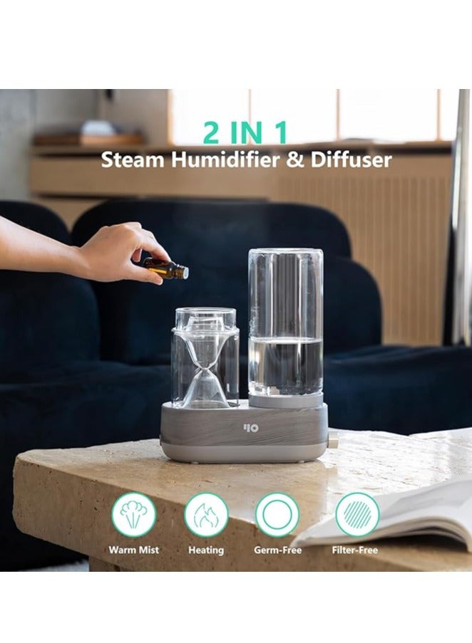 1-6 L أجهزة نشر الزيت الزيتي الزجاجي، 2 2 مرطب بالبخار المضغوط  - Image 3