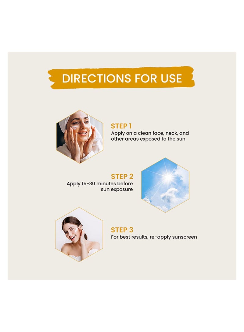 OSHEA UVshield Mattifying 5 In 1 Sun Block Cream SPF 40 Enriched With Cucumber & Licorice Extract 120gm - Image 4