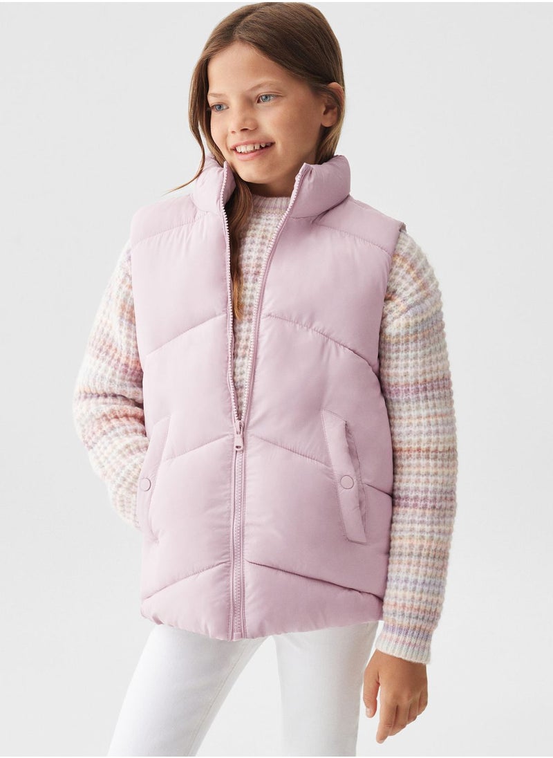 MANGO - Kids Puffer Down Jacket - Image 1