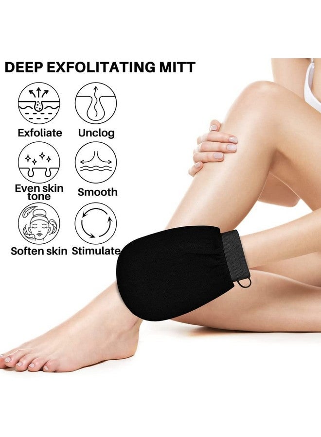 HETVIN Exfoliating Glove for Body Scrub- Body Scrubber Exfoliator Mitt for Use at Shower or Bath- Exfoliating Body & Face Dead Skin Remover- Korean Style Exfoliating Women & Men Washcloth- Pack of (1) - Image 5