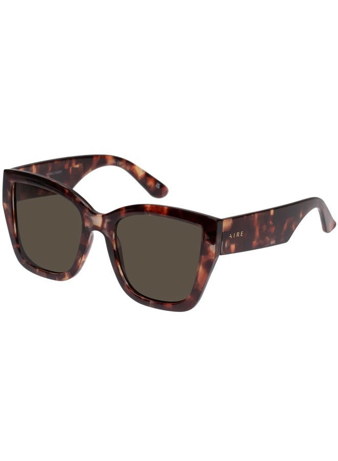 AIRE Women's Haedus Sunglasses, Dark Tort, Brown, One Size - Image 1