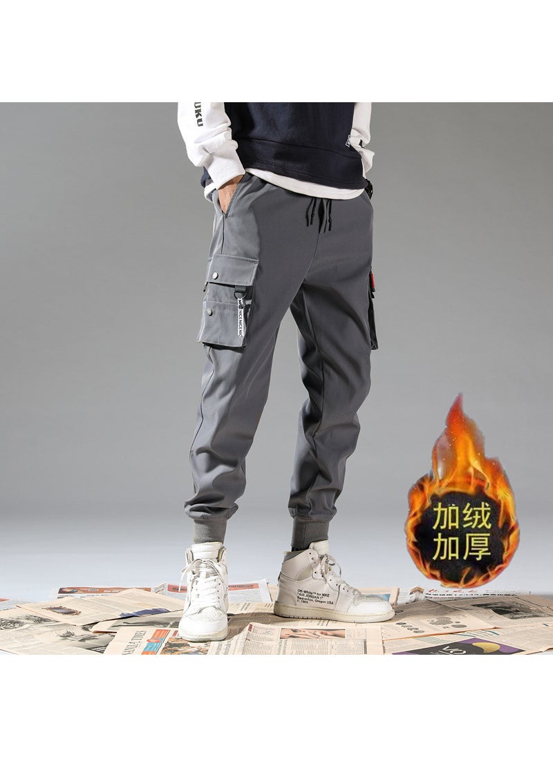 Generic - Mens Winter Fleece Casual Jogger Sweatpants Regular Gray - Image 1