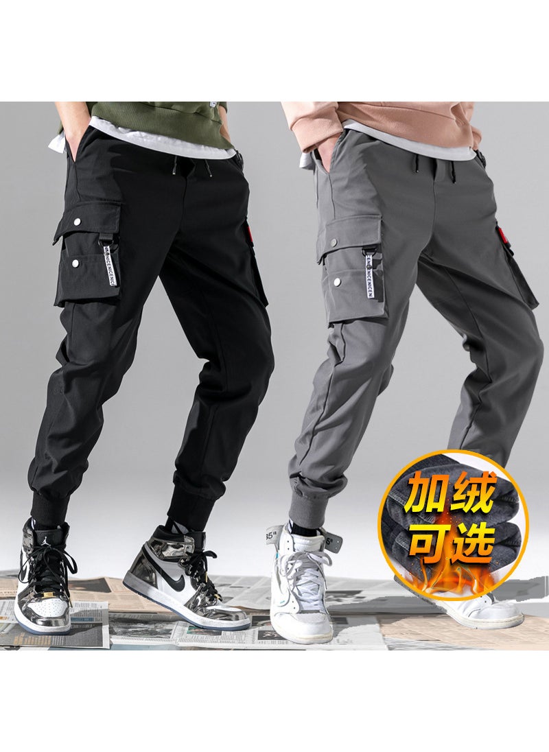 Generic - Mens Winter Fleece Casual Jogger Sweatpants Regular Gray - Image 1