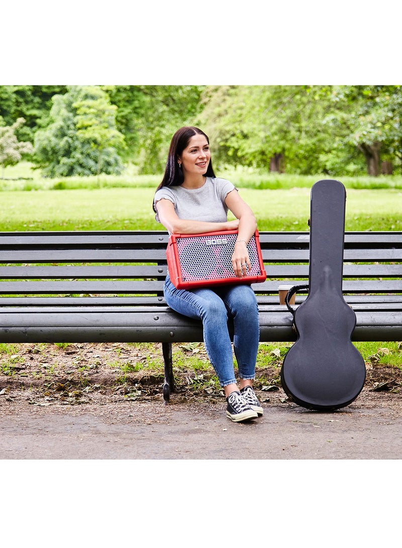 BOSS CUBE Street II Battery-Powered Stereo Amplifier (Red) - Image 5