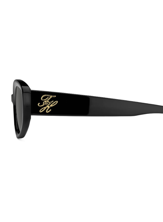 TOMMY HILFIGER TH 2344/S Sunglasses Black Oval - Image 4