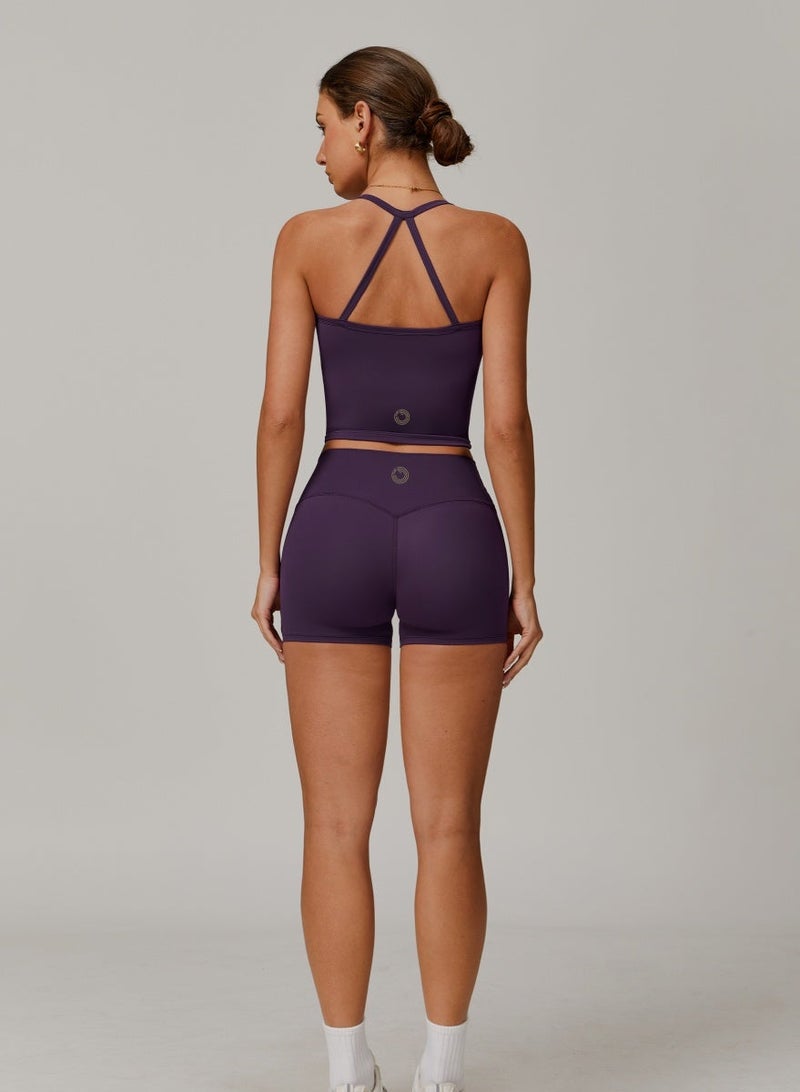 KAWN.YOGA Womens X Back Square Neckline Cami Top - Image 2