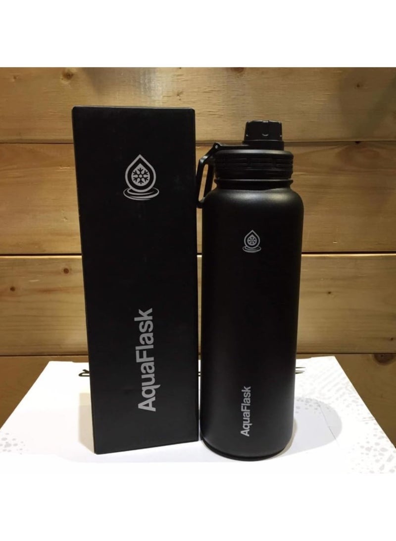 AquaFlask Insulated Stainless Steel Water Bottle, 40oz/1200ml, Double-walled Vacuum Thermos for Hot and Cold Drinks, 12-hour hot or 24-hour cold retention, BPA-free, for Gym and Work - Image 4