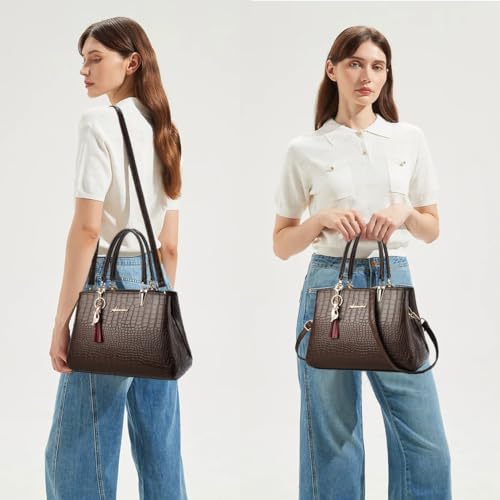 ALARION Womens Purses and Handbags Shoulder Bag Ladies Designer Satchel Messenger Tote Bag - Image 2