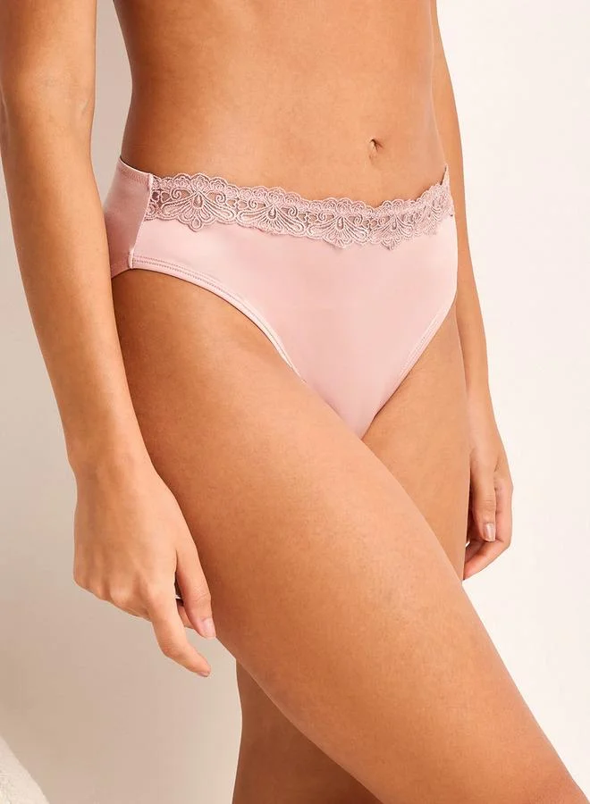 Splash FAV Bikini Briefs with Lace Trim