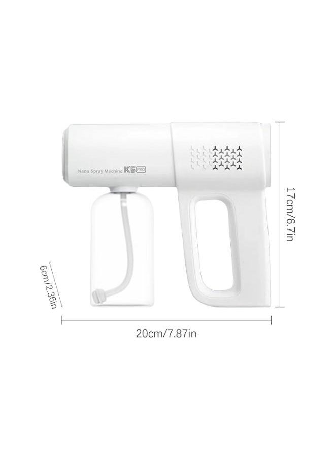 Rechargeable 380ml Handheld Disinfection  Sprayer with Blue Light Sanitization