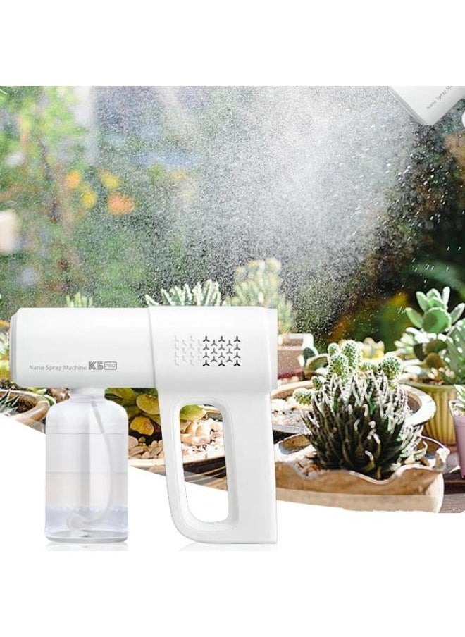 Rechargeable 380ml Handheld Disinfection  Sprayer with Blue Light Sanitization