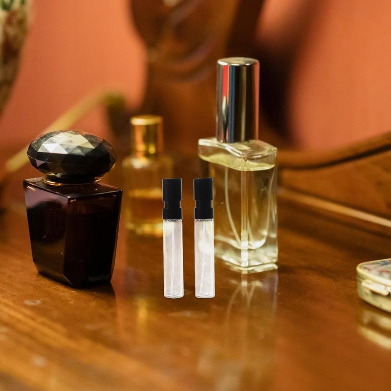 10pcs 2ml Mini Perfume Bottle Glass Spray Bottles Refillable Atomizer Portable Travel Cosmetic Containers with Fine Mist Spray for Sample and Cologne Decant - Image 5